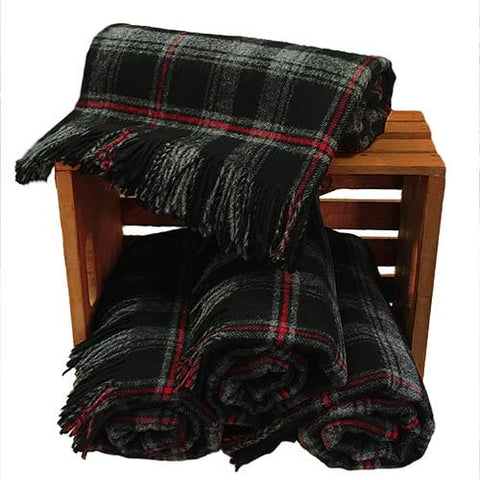 Witches' Blood Tartan Blanket | Scottish Shop