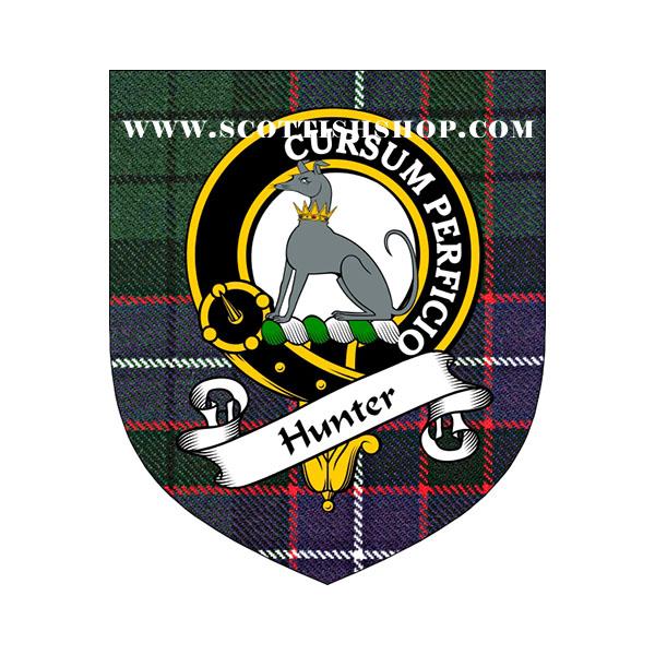 Hunter Scottish top Clan Crest Badge Tankard