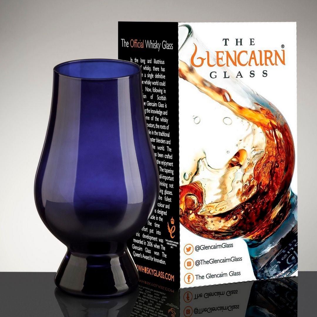 Blue Crystal Glencairn Glass