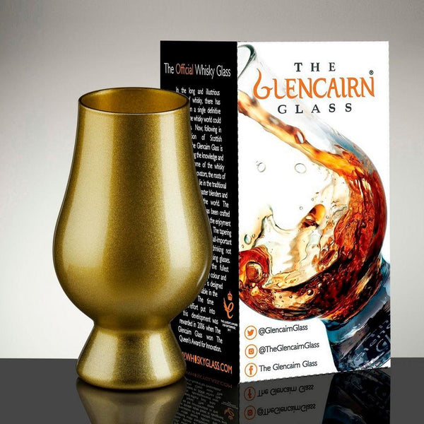 Gold Crystal Glencairn Glass