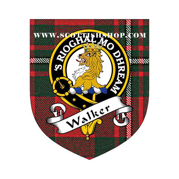 Walker Tartan Crest Wall Hanging Banner