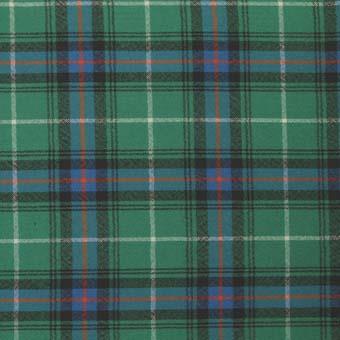 MacDonald Isles Green Ancient Tartan Wool Neck Tie | Scottish Shop