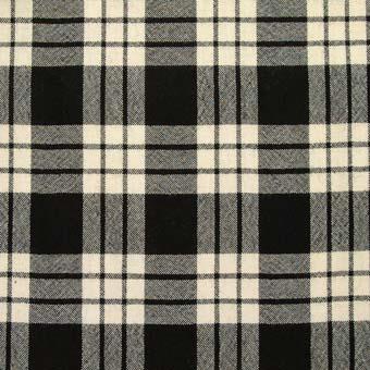 MacFarlane Black&White Ancient Tartan Wool Neck Tie | Scottish Shop