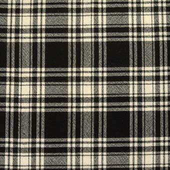 Menzies Black&White Modern Tartan Wool Neck Tie | Scottish Shop
