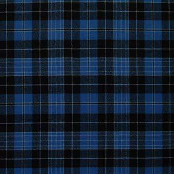 Clergy Blue Tartan Wool Bow Tie | Scottish Shop