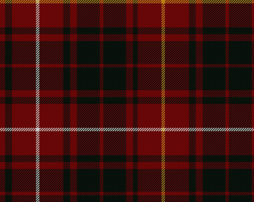 Bruce Tartan Pocket Square Handkerchief | Scottish Shop
