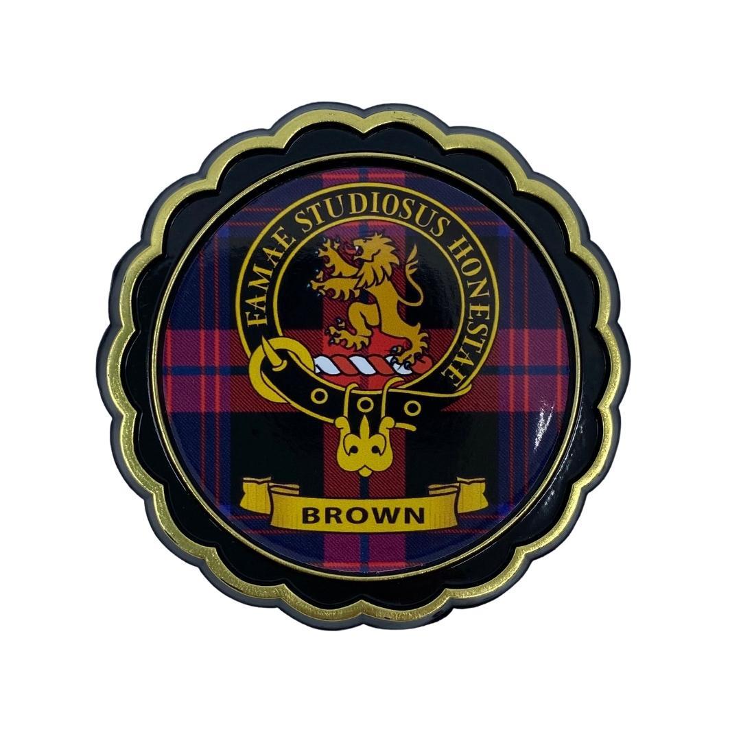 Brown Clan Magnet | Scottish Shop