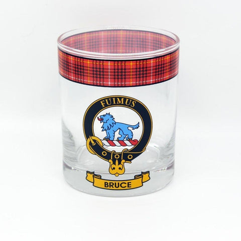 Bruce Clan Crest Whisky Glass