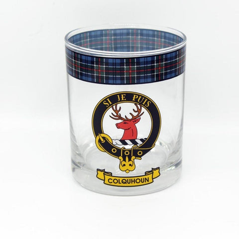 Colquhoun Clan Crest Whisky Glass