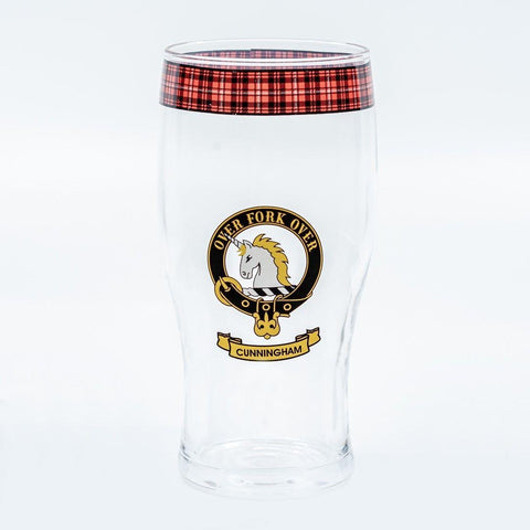 Cunningham Clan Crest Pint Glass
