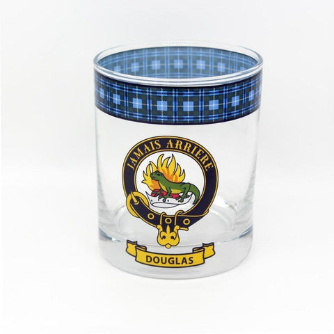 Douglas Clan Crest Whisky Glass