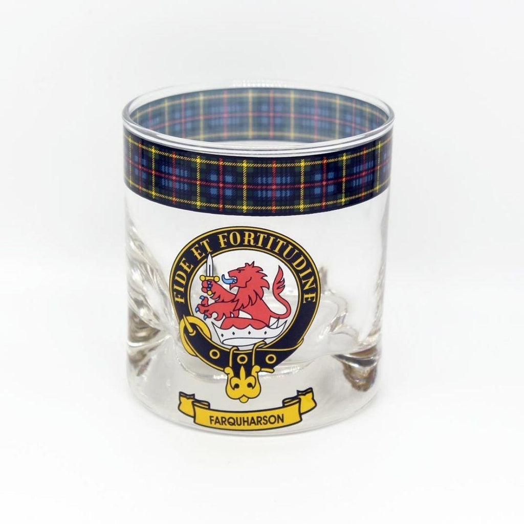 Farquharson Clan Crest Whisky Glass