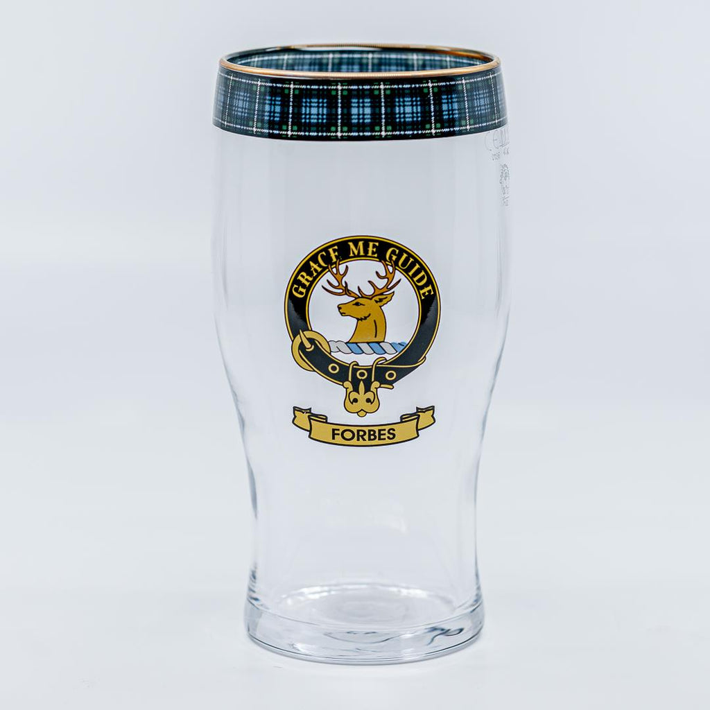 Forbes Clan Crest Pint Glass