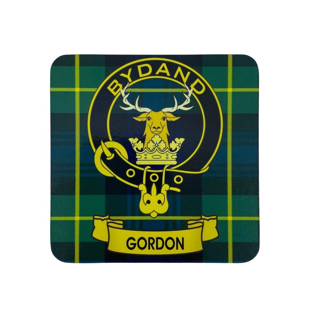 Gordon Clan Crest Cork Coaster | Scottish Shop