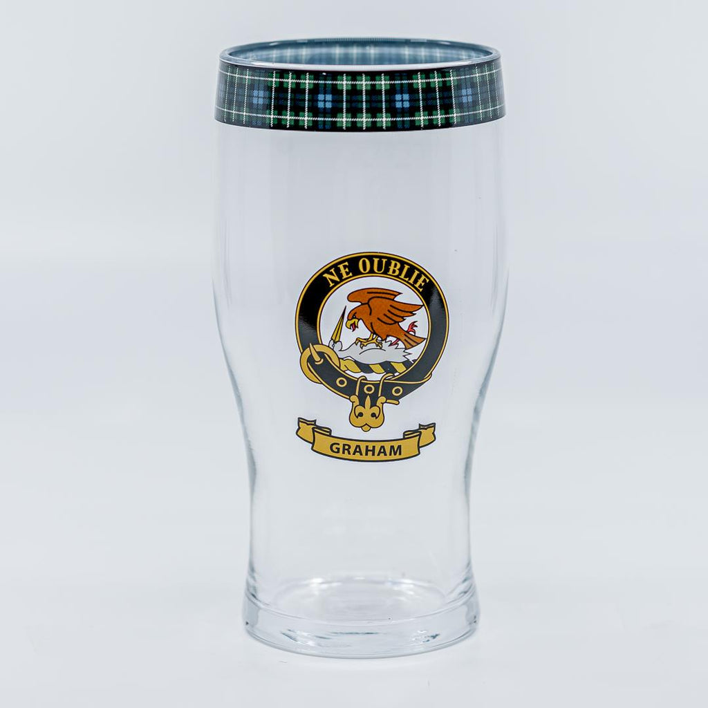 Graham Clan Crest Pint Glass