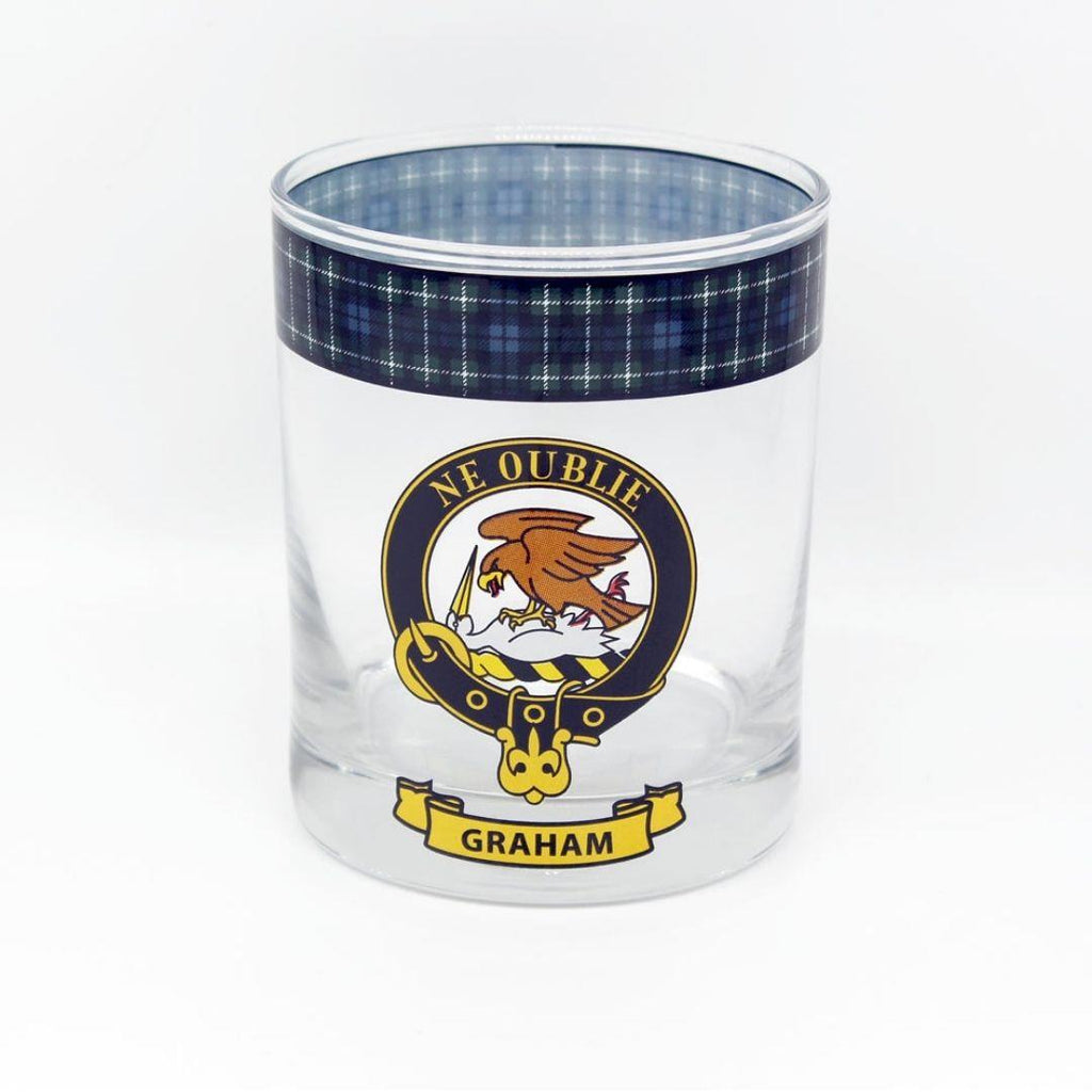 Graham Clan Crest Whisky Glass