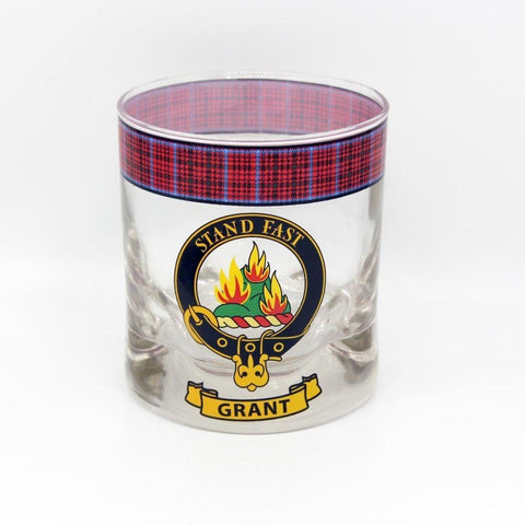 Grant Clan Crest Whisky Glass
