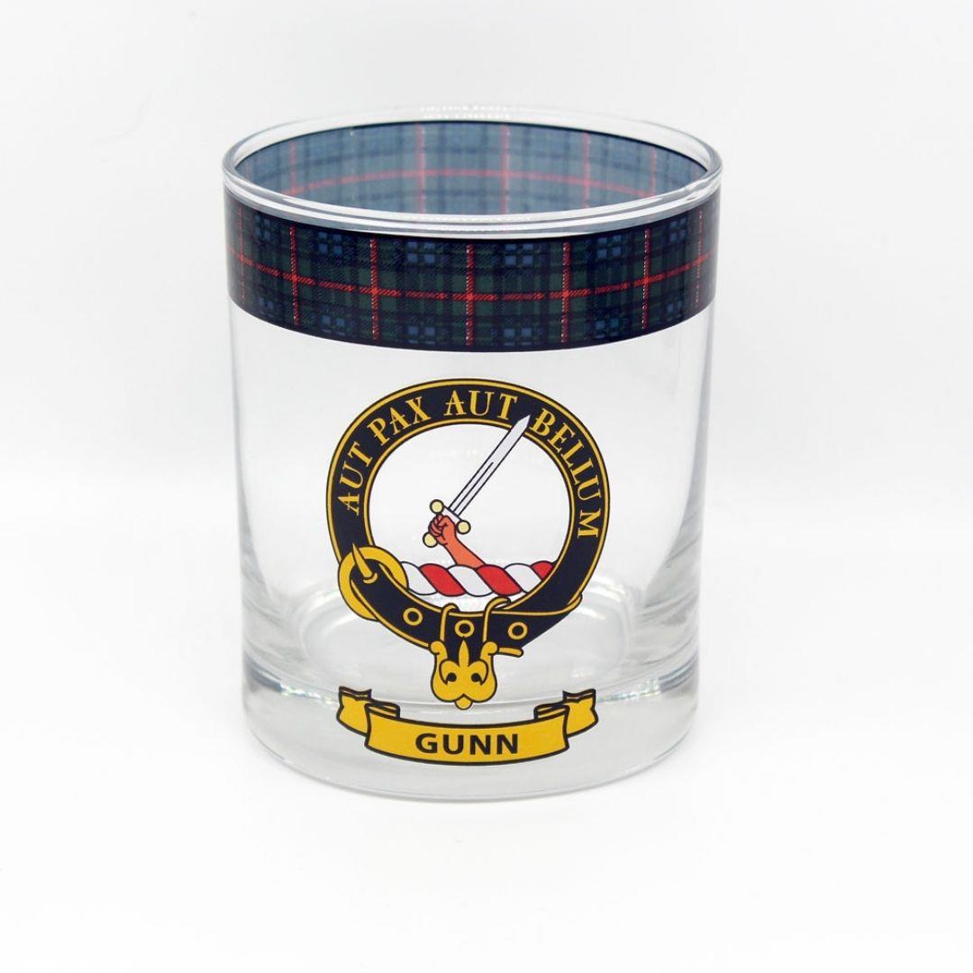 Gunn Clan Crest Whisky Glass