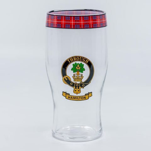 Hamilton Clan Crest Pint Glass
