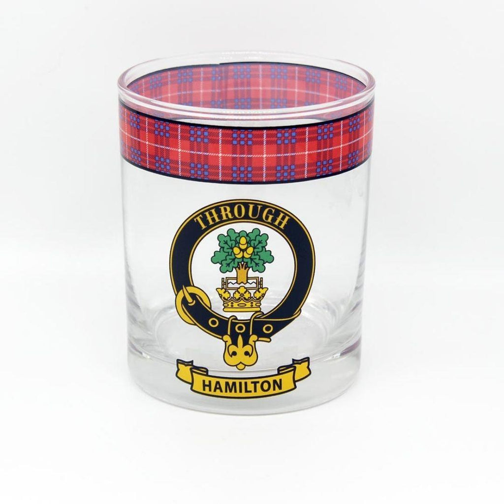 Hamilton Clan Crest Whisky Glass