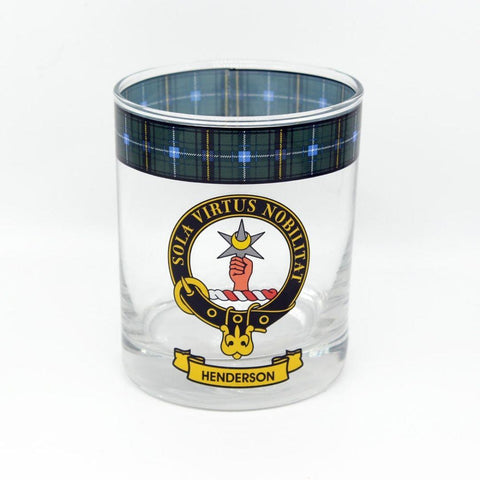 Henderson Clan Crest Whisky Glass