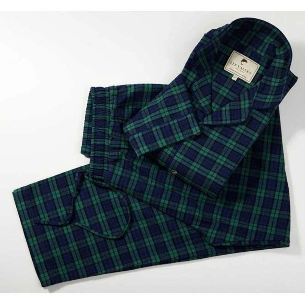 Women's Flannel Pyjamas - Green Tartan Blackwatch (LV6