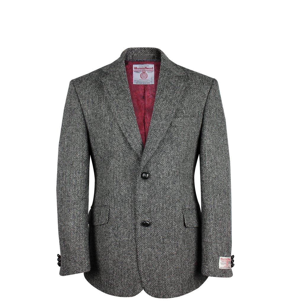 Charcoal Harris Tweed Jacket