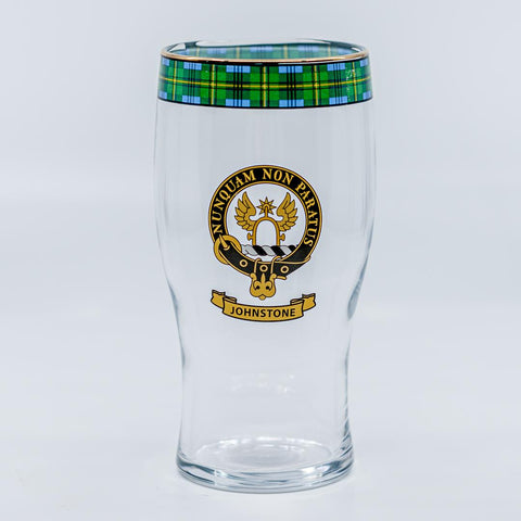 Johnstone Clan Crest Pint Glass