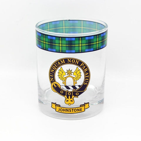 Johnstone Clan Crest Whisky Glass