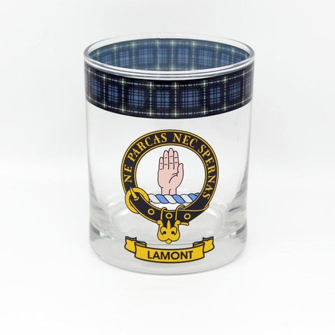 Lamont Clan Crest Whisky Glass