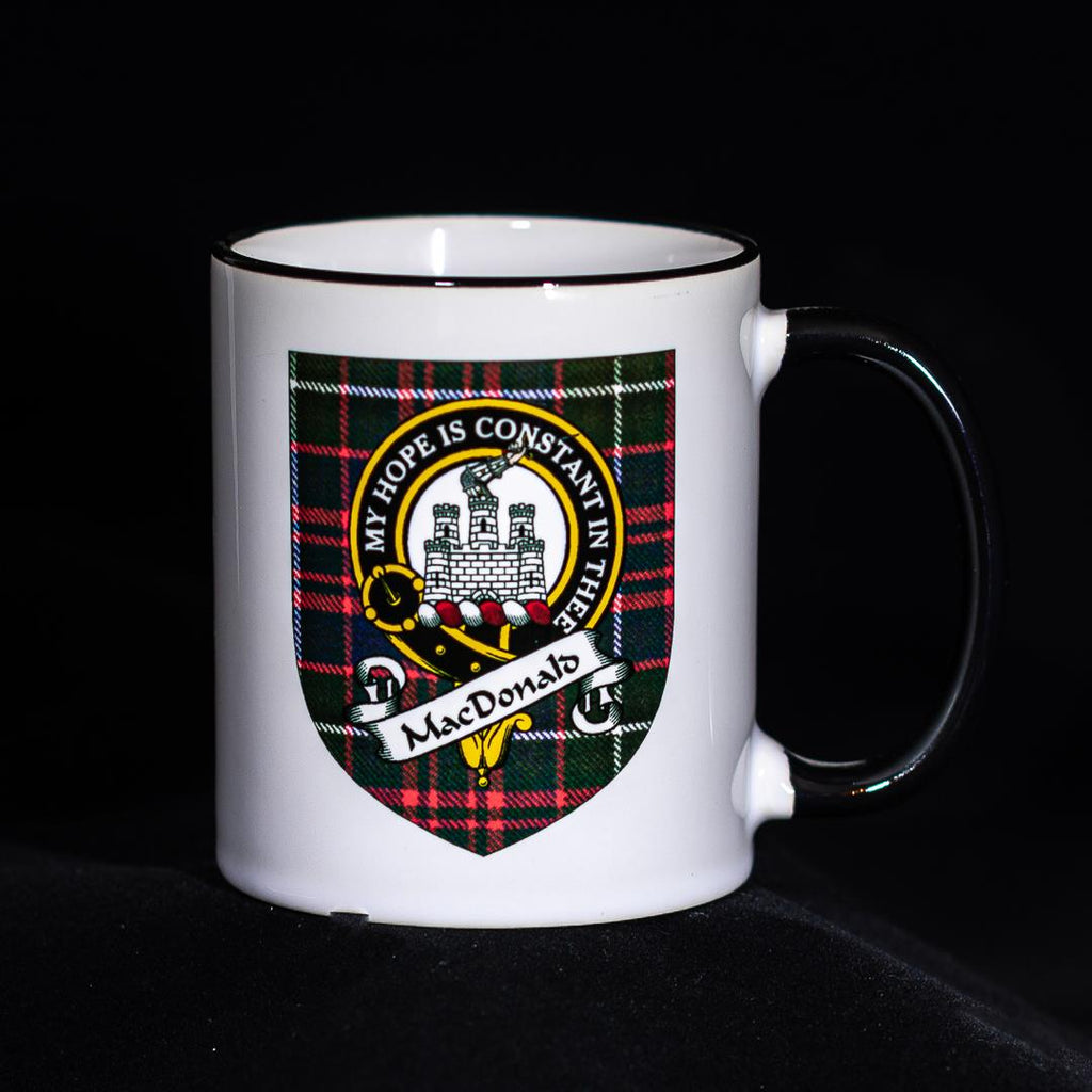 MacDonald of Clan Ranald Clan Crest Mug