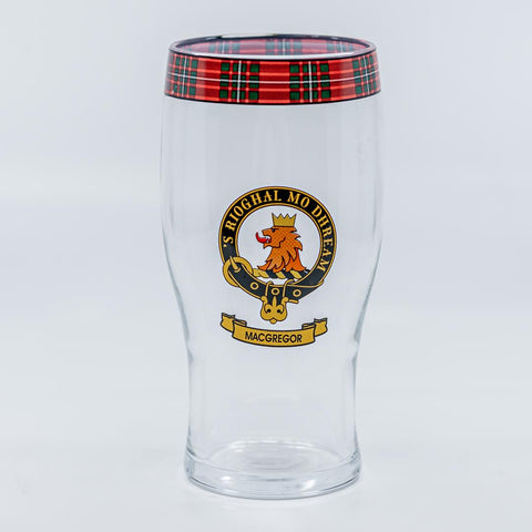 MacGregor Clan Crest Pint Glass
