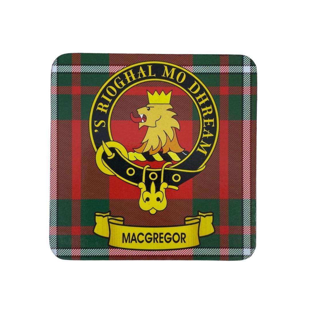 MacGregor Clan Crest Cork Coaster | Scottish Shop