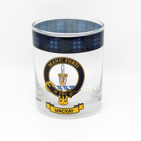MacKay Clan Crest Whisky Glass