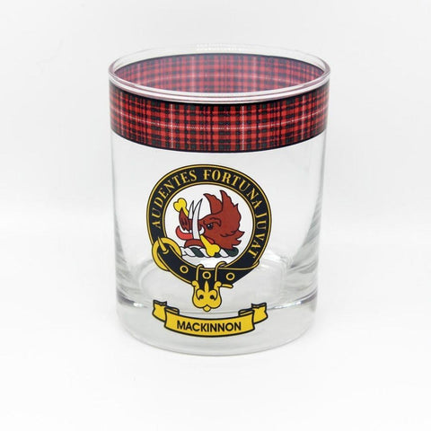 MacKinnon Clan Crest Whisky Glass