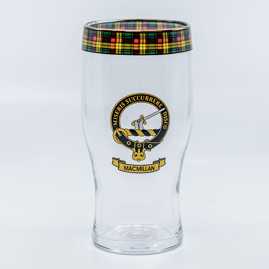 MacMillan Clan Crest Pint Glass