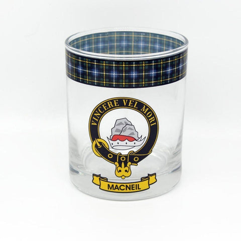 MacNeil Clan Crest Whisky Glass