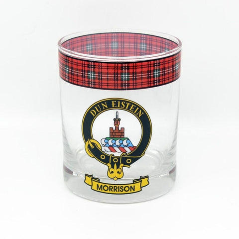 Morrison Clan Crest Whisky Glass