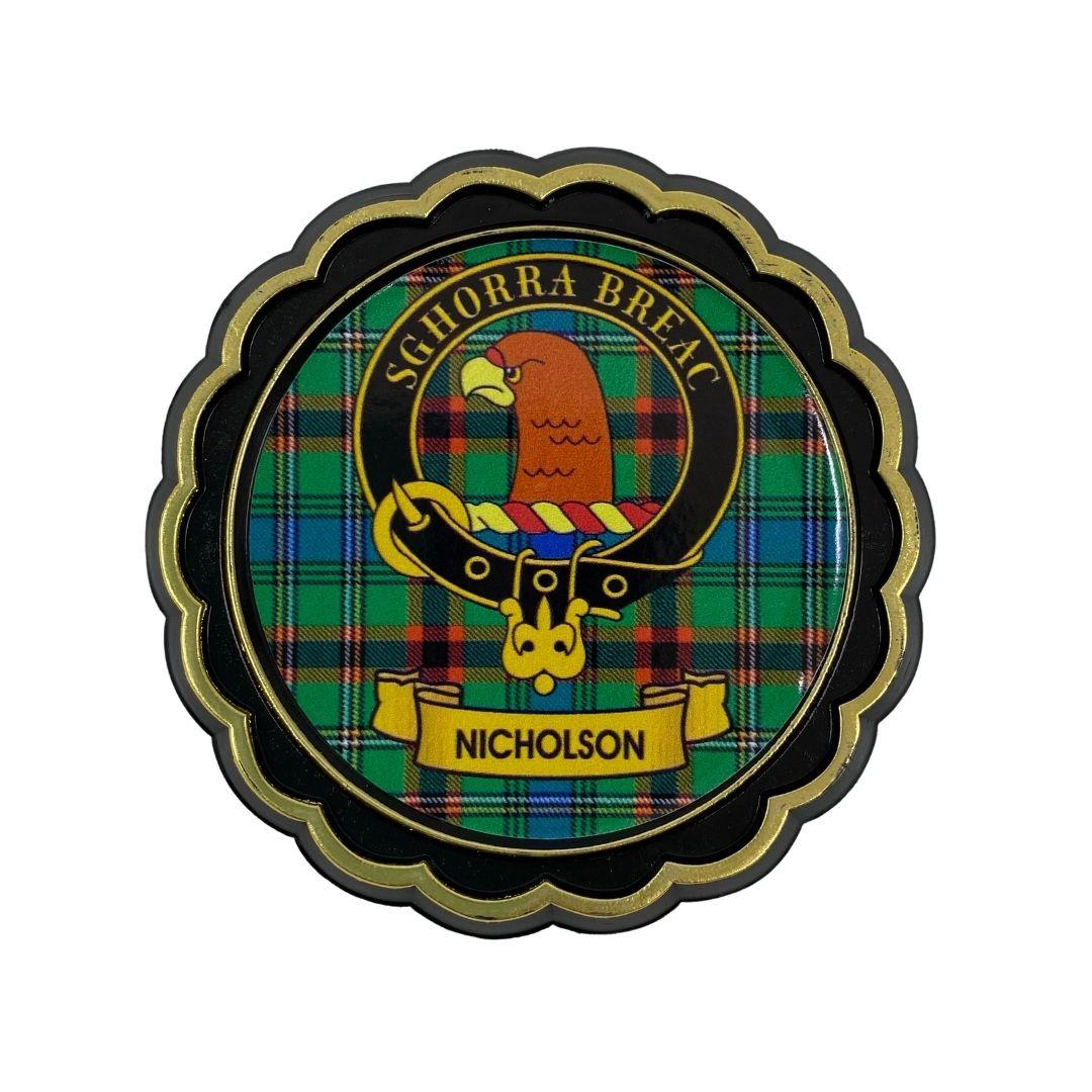 Nicholson Clan Magnet | Scottish Shop