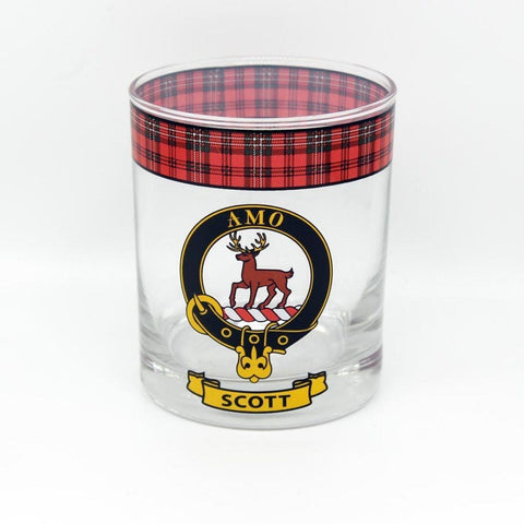 Scott Clan Crest Whisky Glass
