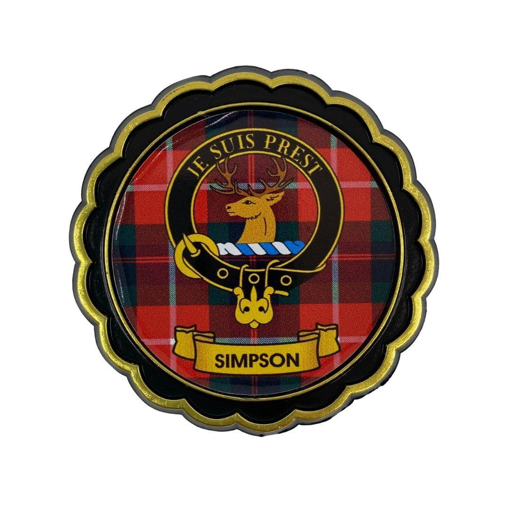 Simpson Clan Magnet | Scottish Shop