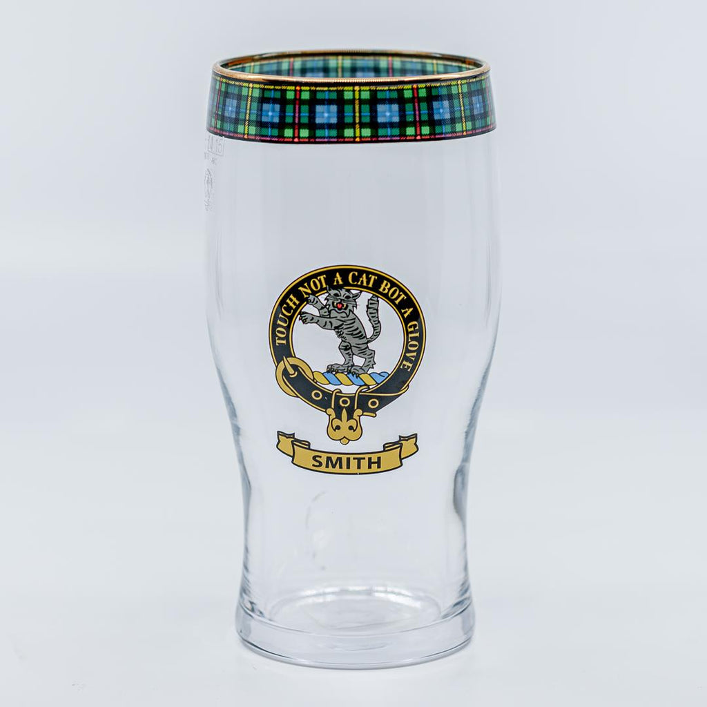Smith Clan Crest Pint Glass