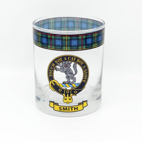 Smith Clan Crest Whisky Glass