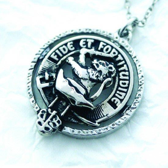 Stuart of Bute Clan Crest Pendant/Necklace | Scottish Shop