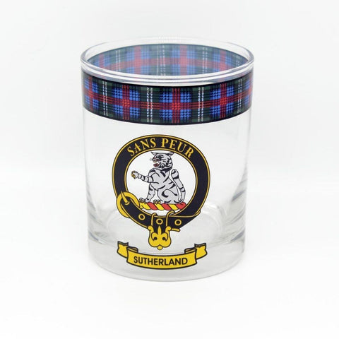 Sutherland Clan Crest Whisky Glass