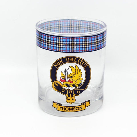 Thomson Clan Crest Whisky Glass