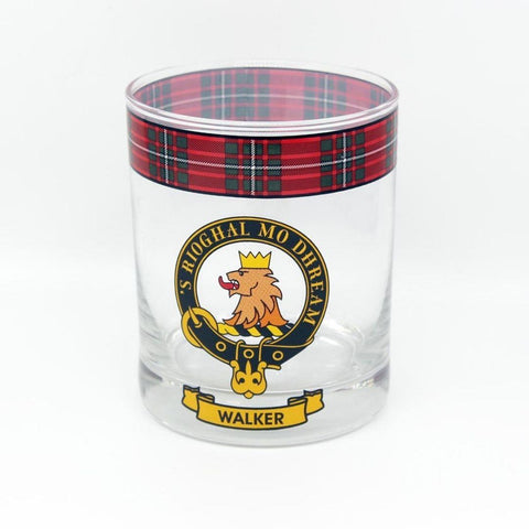 Walker Clan Crest Whisky Glass